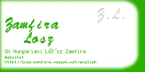 zamfira losz business card